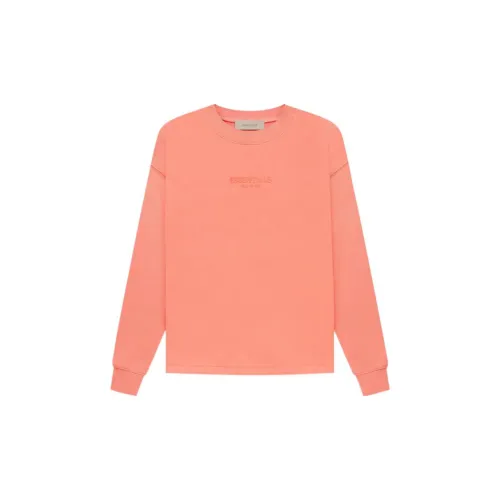 Fear Of God Essentials Sweatshirts Unisex Coral Red