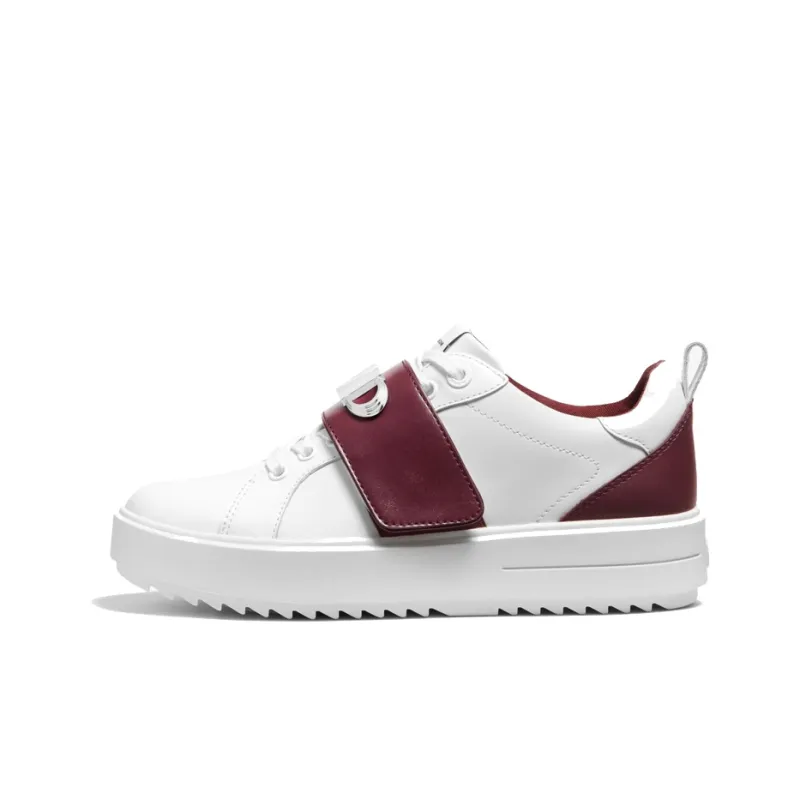 MICHAEL KORS Emmett Athletic Shoes Women's White Red-0