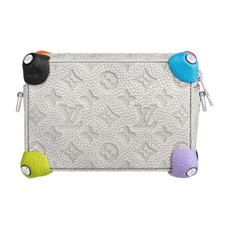 LOUIS VUITTON Mini Soft Trunk Chalk-3