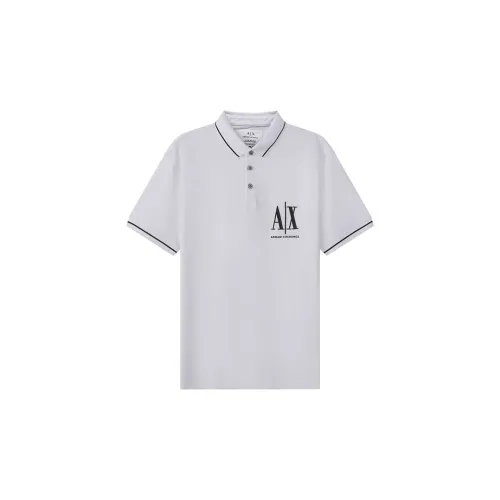 ARMANI EXCHANGE Polo Shirts Men White