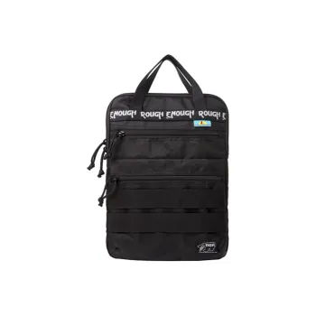 Rough Enough Polyamide Laptop Bag Briefcase Handbag Large Size Men's Black