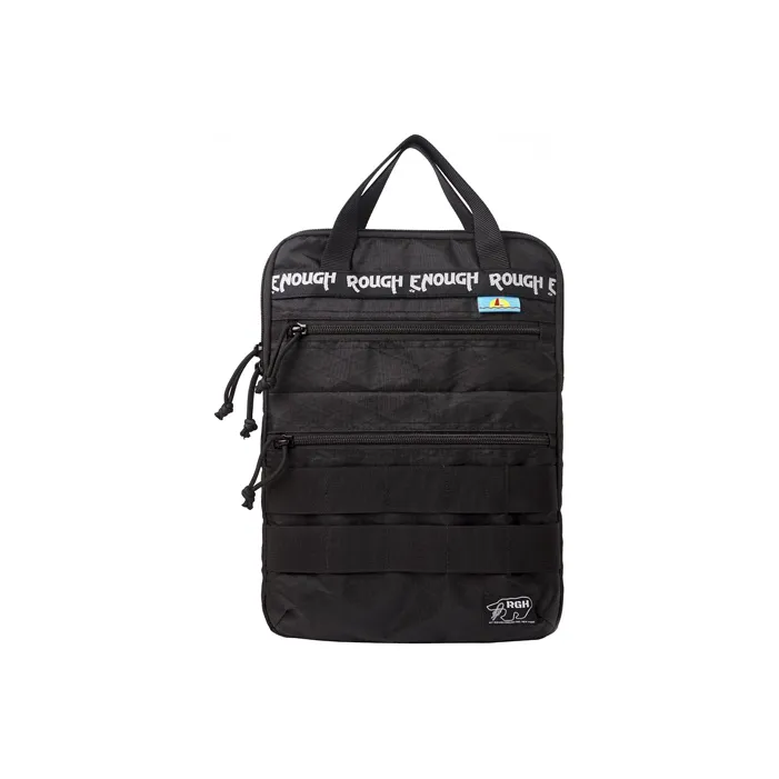 Rough Enough Polyamide Laptop Bag Briefcase Handbag Large Size Men's Black-0