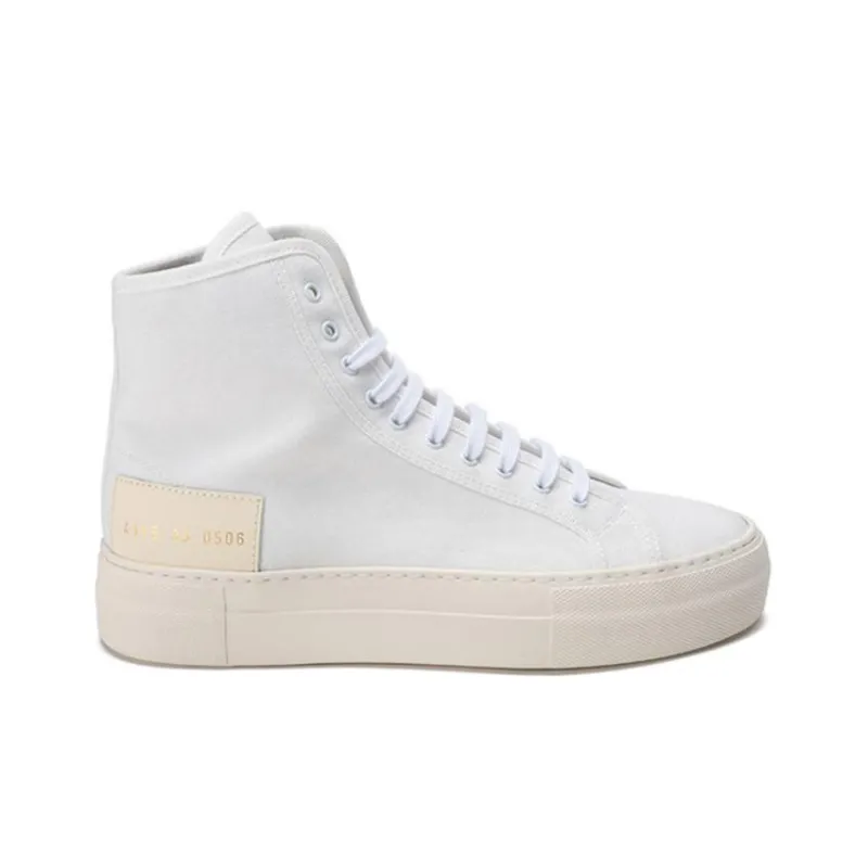 COMMON PROJECTS Canvas Shoes Women's High Top White-1