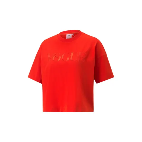 Vogue PUMA X Vogue Collection Crop Tops Women's Fire Red