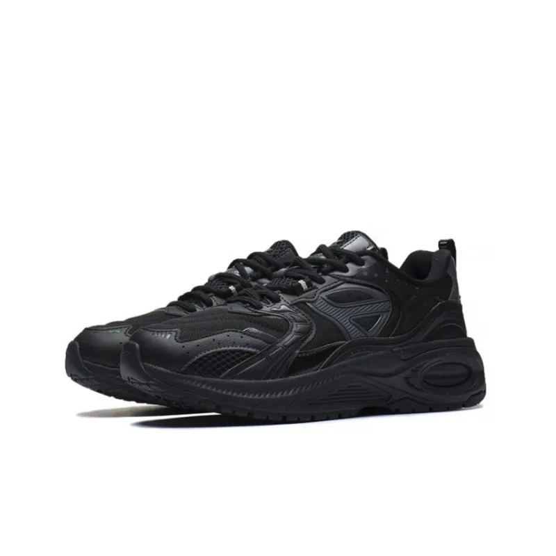 LiNing 92 CICI 92 CICI Rebound Cushioning Wear Resistant Slip Resistant Low Top Sports Casual Shoes Women's Black-2