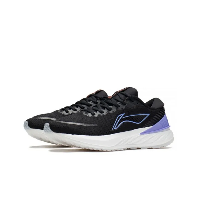LiNing YueYing 2.0 Support Shock Absorption Low Top Running Shoes Women's Black-2