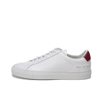 COMMON PROJECTS Skateboard Shoes Women's Low Top White/Red