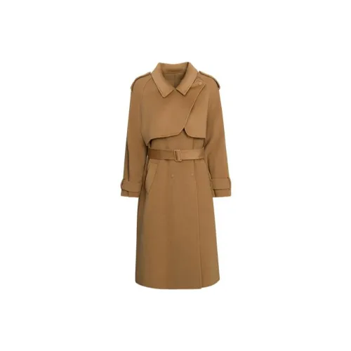 Olrain Coats Women's Camel