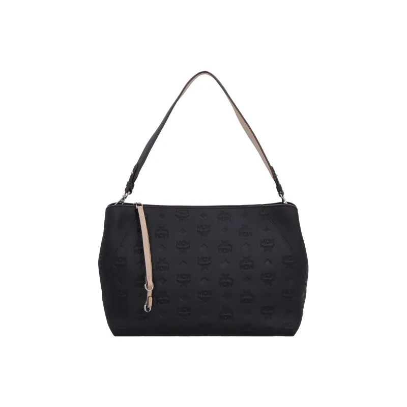 MCM Cow Leather Portable Crossbody Bag Shoulder Bag Regular Women's Black-0