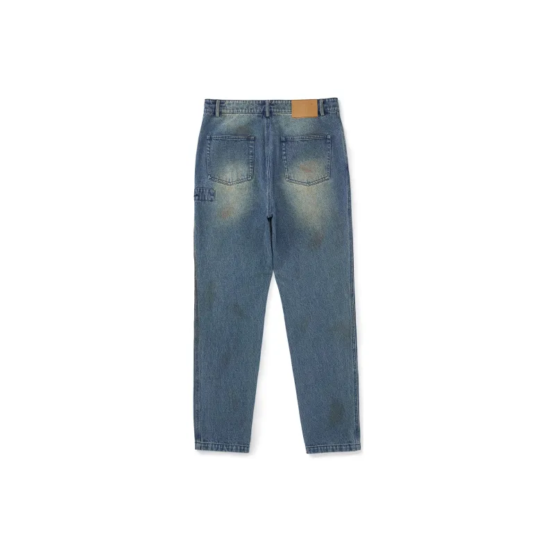 PAUL FRANK Tapered Pants Jeans Unisex Denim Blue-1