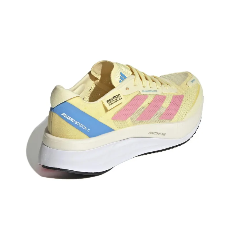 Adidas Adizero Boston 11 Berlin 'Yellow Bliss Pink' Women's-3