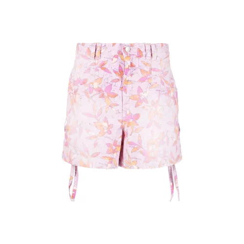 ISABEL MARANT Naesqui Floral Print Denim Shorts