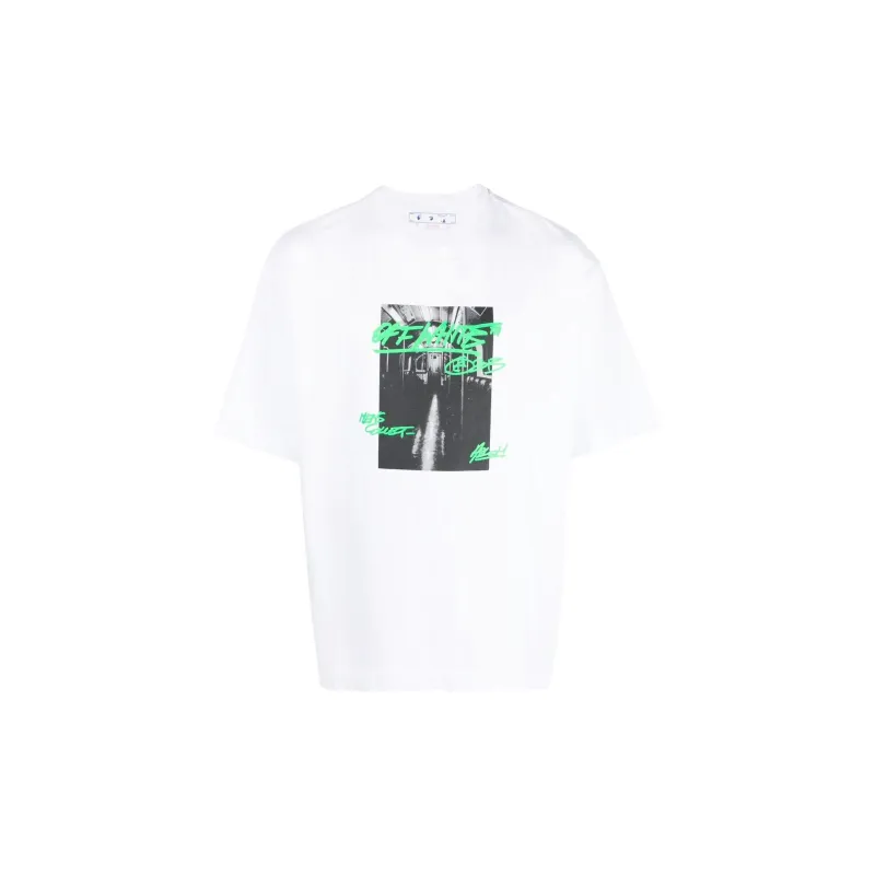 OFF WHITE Metro Type Over Skate S/S Tee-0