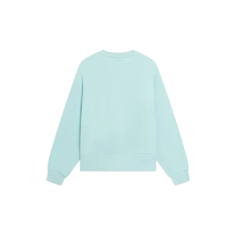 LiNing Sports Life Collection Sweatshirt Spring And Autumn Women's Sea Foam Green-1