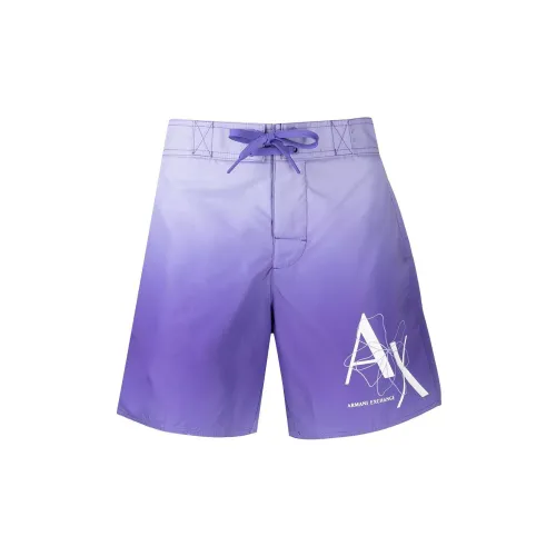 ARMANI EXCHANGE Casual Shorts Men Purple