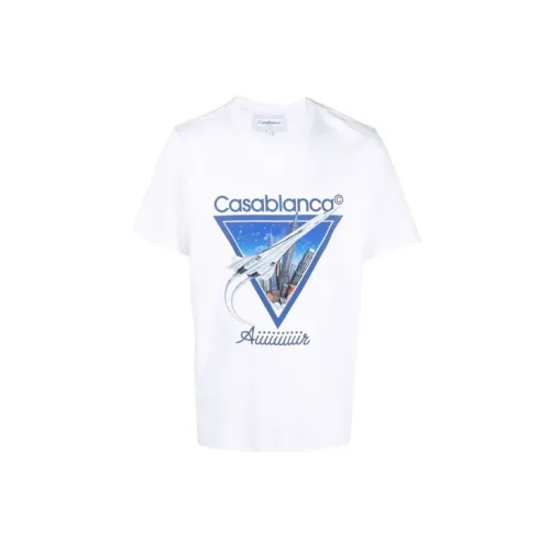 CASABLANCA Aiiiiir Print Organic Cotton T-shirt 