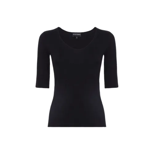 EMPORIO ARMANI Crop Tops Women's Black