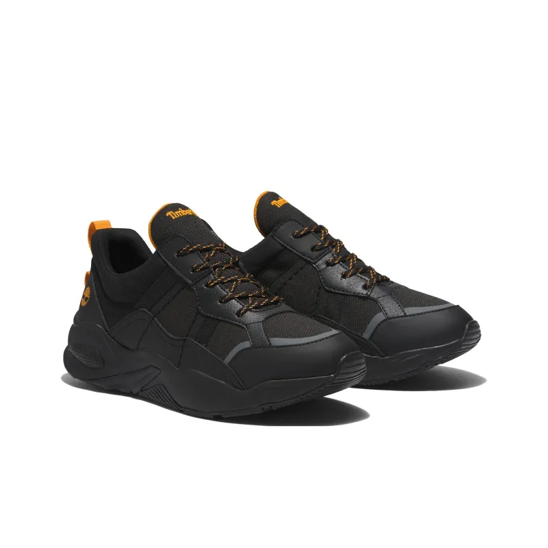 Timberland Delphiville Leather Anti-Slip Wear-Resistant Low-Top Sports Casual Shoes Women's Black-3