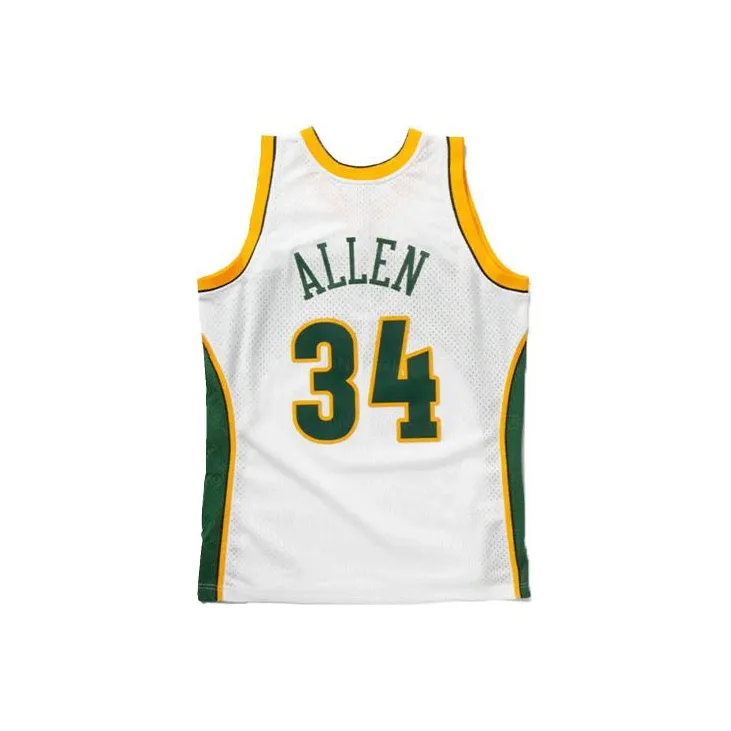 Mitchell Ness Basketball Jerseys Men White-1