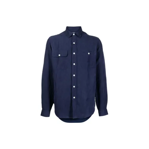 Polo Ralph Lauren Shirts Men Navy Blue