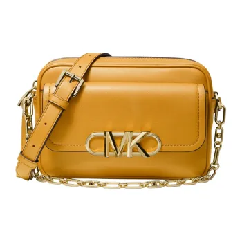 MICHAEL KORS PARKER Leather Handbag Shoulder Bag Crossbody Bag Medium Size Women's Golden Bowl Multicolor