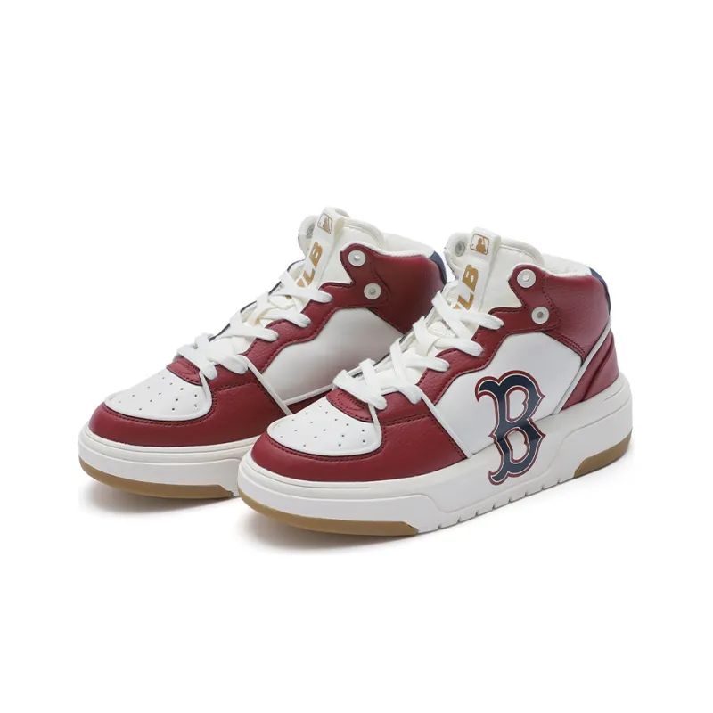 MLB Chunky Liner High High Top Skateboard Shoes Unisex Red-2