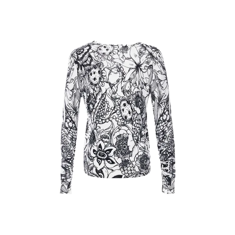 Laurence & Chico Slim Fit Knitwear Women's Black White-1