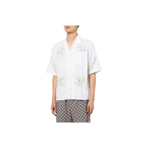 Marine Serre Shirts Men White