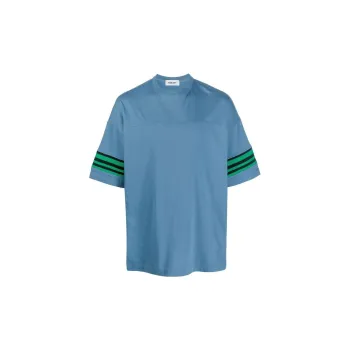 AMBUSH Logo Stripe Detailed Crewneck T Shirt
