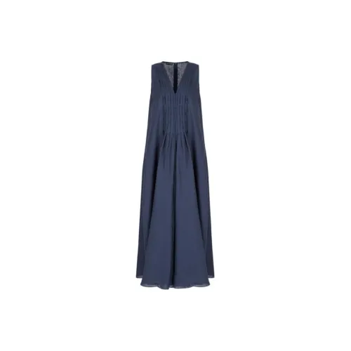 EMPORIO ARMANI Sleeveless Dresses Women's Blue