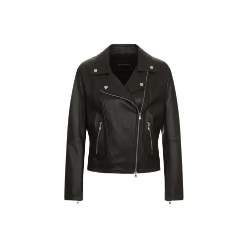 EMPORIO ARMANI Cropped Coat Women's Black