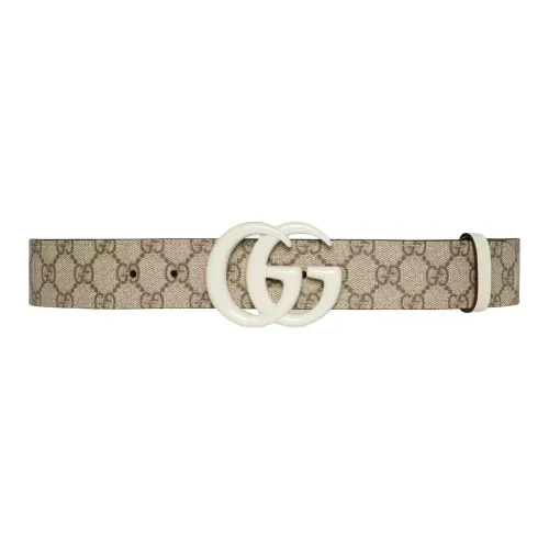 GUCCI Blondie Monogram Canvas Belt