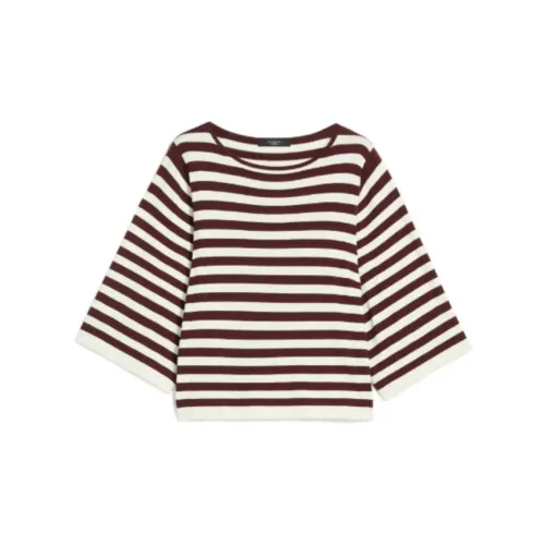 MaxMara Crop Tops Women's Plum Color