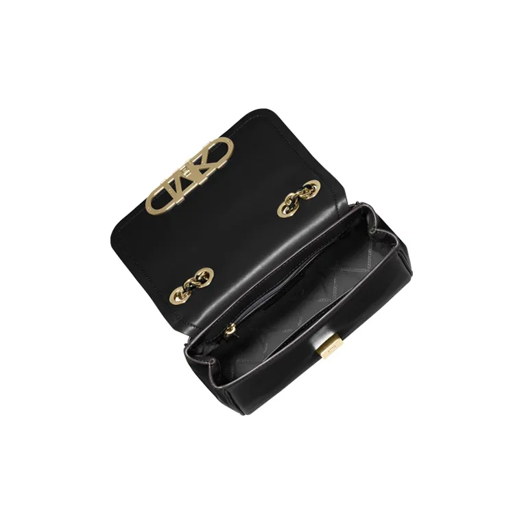 MICHAEL KORS PARKER Cow Leather Chain Bag, Shoulder Bag Women's Black-3