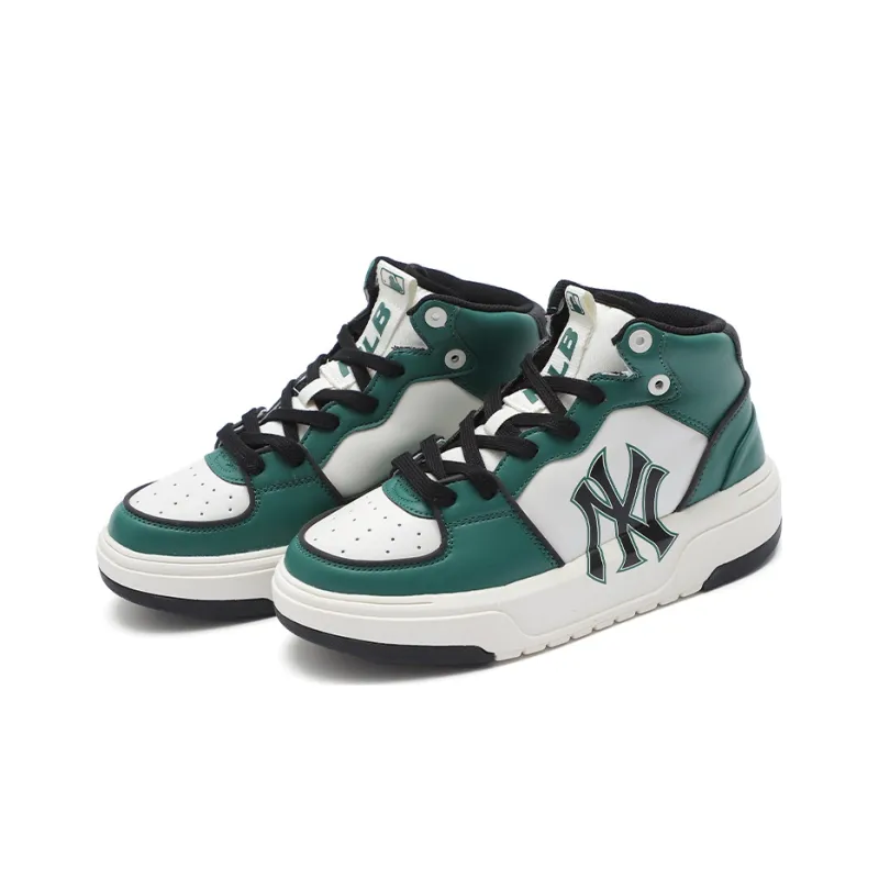 MLB Chunky Liner High High Top Skateboard Shoes Unisex Green-2