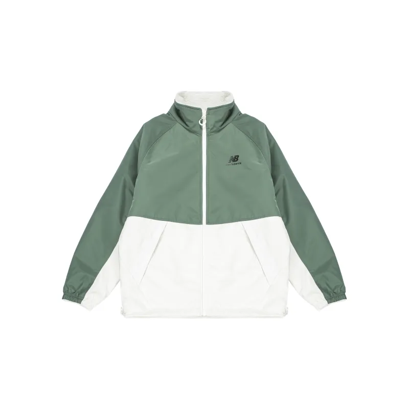 New Balance Velvet Jackets Unisex Ivory White-2