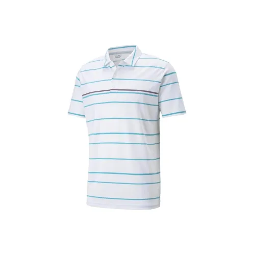 PUMA Golf Polo Shirts Men White