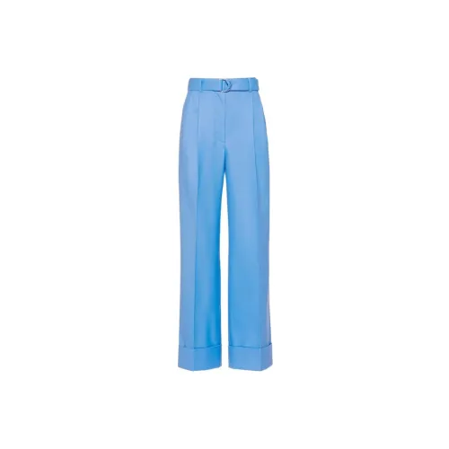 MIU MIU Knitted Sweatpants Women's Blue