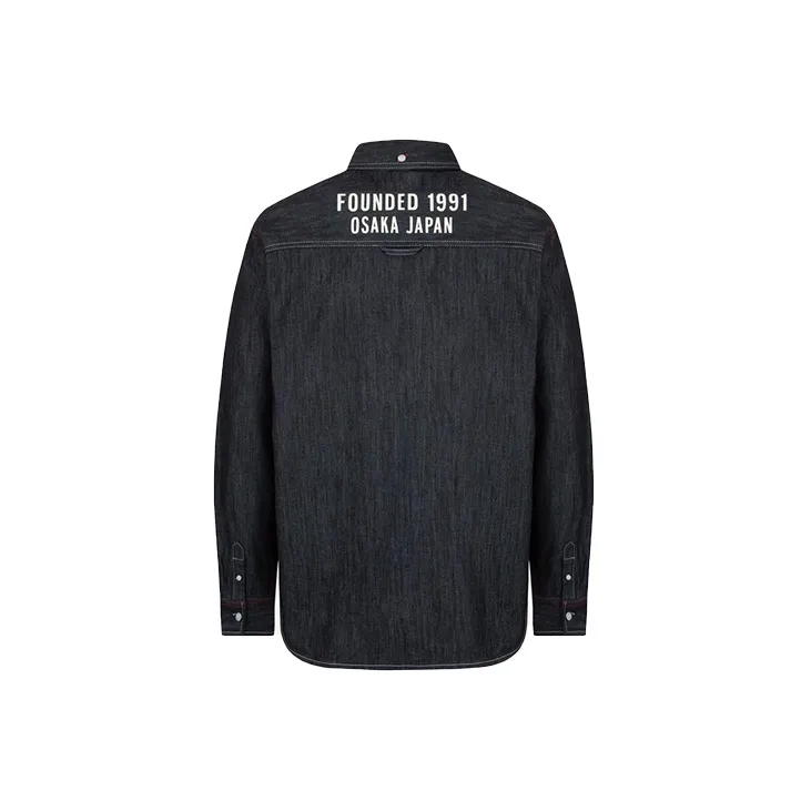 EVISU Shirts Men Denim Blue-1