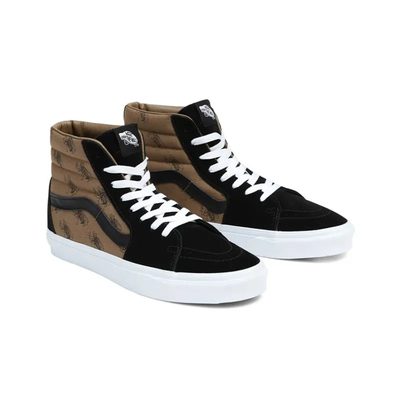 Vans Sk8 Hi 'Check Research Black Brown'-2