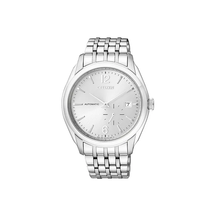 CITIZEN Automatic Mechanical Movement Stainless Steel Strap Watch 40mm Unisex Silver Dial NJ0060 57A-0