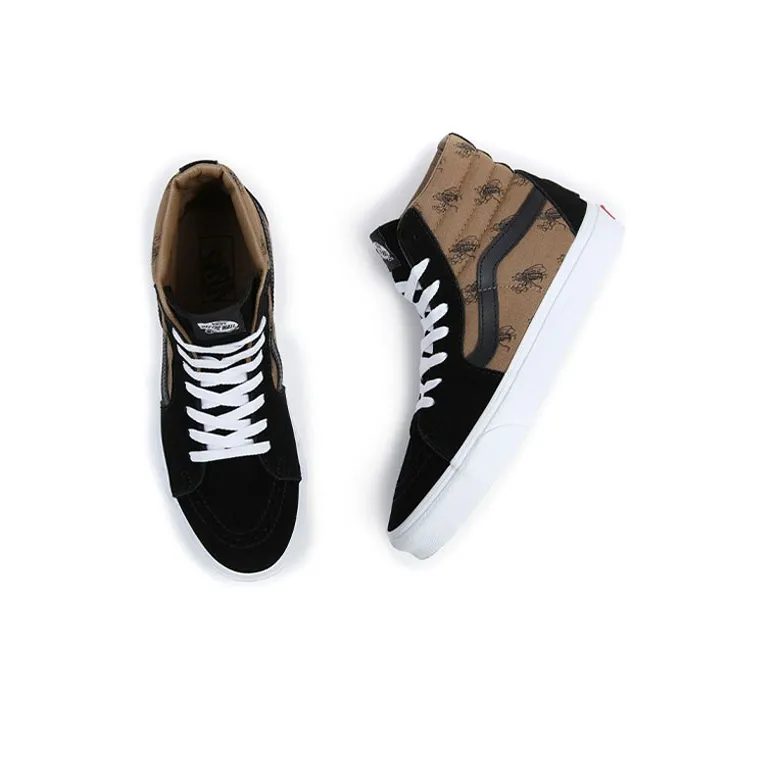 Vans Sk8 Hi 'Check Research Black Brown'-3