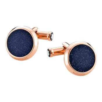 MONTBLANC Meisterstuck Stainless Steel Cufflinks Men's Blue