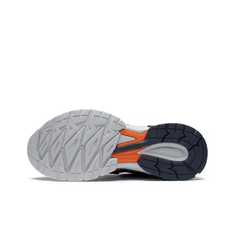 LiNing Prowler V2 Cushioned Wear-Resistant Slip-Resistant Low-Top Running Shoes Men's Black Gray-6