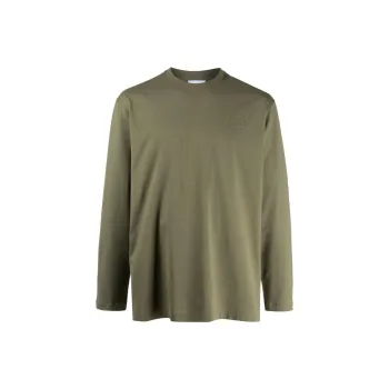 Y 3 T Shirts Men Olive Green