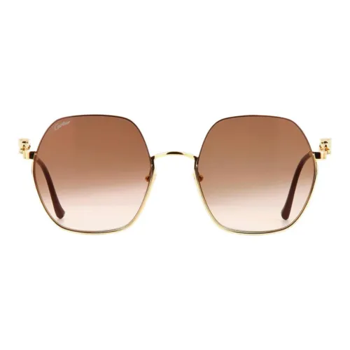 Cartier Panthére Hexagnal-frame Sunglasses