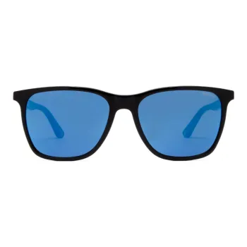 Police Plate Frame Square Sunglasses Unisex