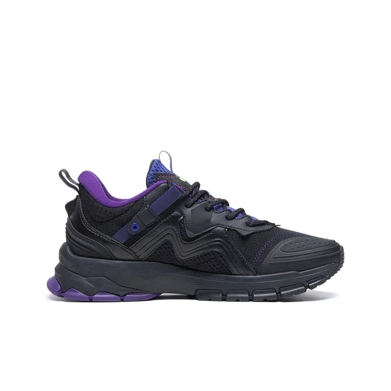 LiNing Prowler V2 Cushioning Low Top Running Shoes Men's Black-1