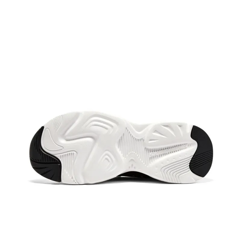 Skechers Stamina Airy Cushioning Anti-Slip And Wear-Resistant Mid-Top Casual Shoes Women's Black Gold-4