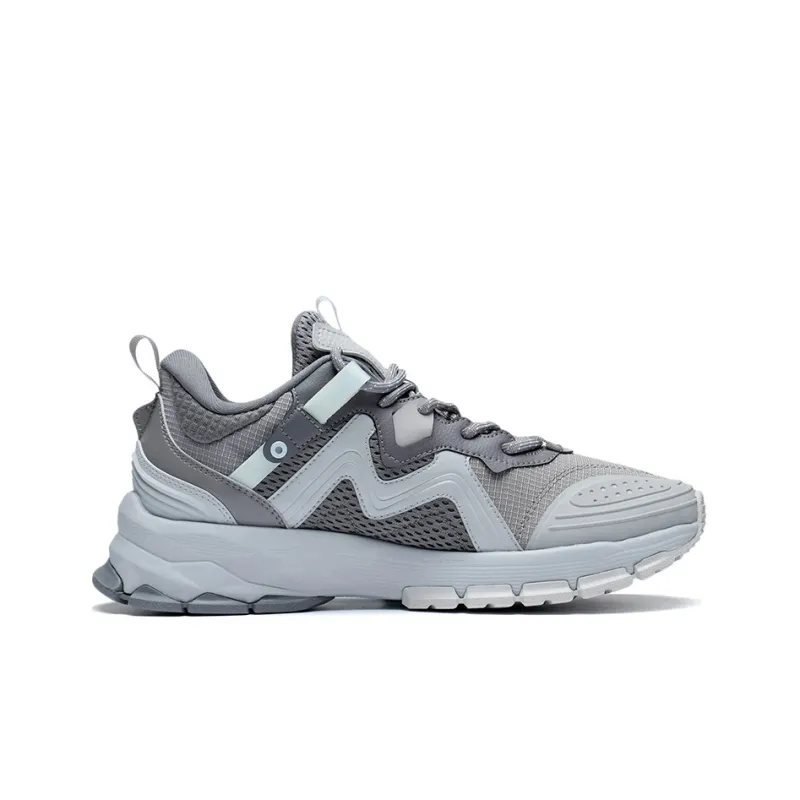 LiNing Prowler V2 Cushioning Anti-Slip And Wear-Resistant Low-Top Running Shoes Men's Frost Gray-1